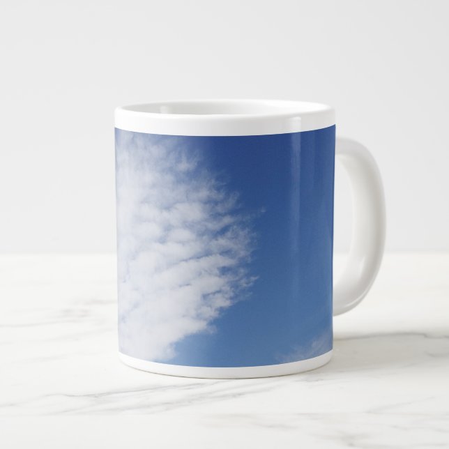 Schöne Wolke Jumbo-Tasse (Vorderseite Rechts)
