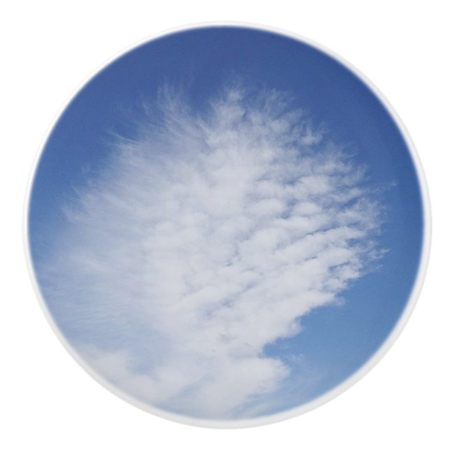 Schöne Wolke Keramikknauf (Vorderseite)