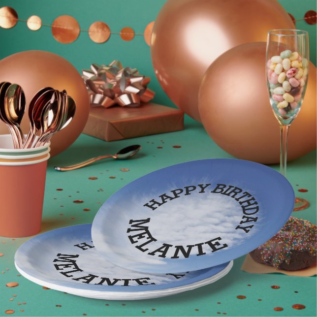 Schöne Wolke Pappteller (Multi)