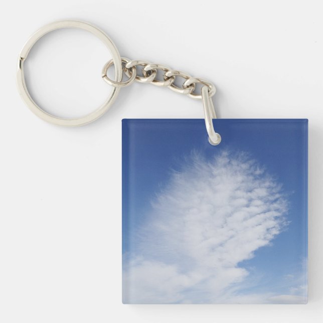 Schöne Wolke Schlüsselanhänger (Vorderseite)