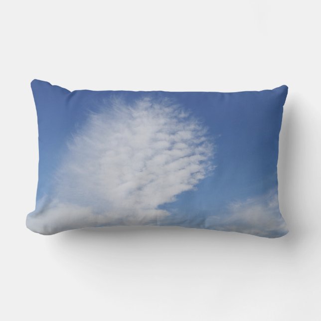 Schöne Wolken Lendenkissen (Vorderseite)