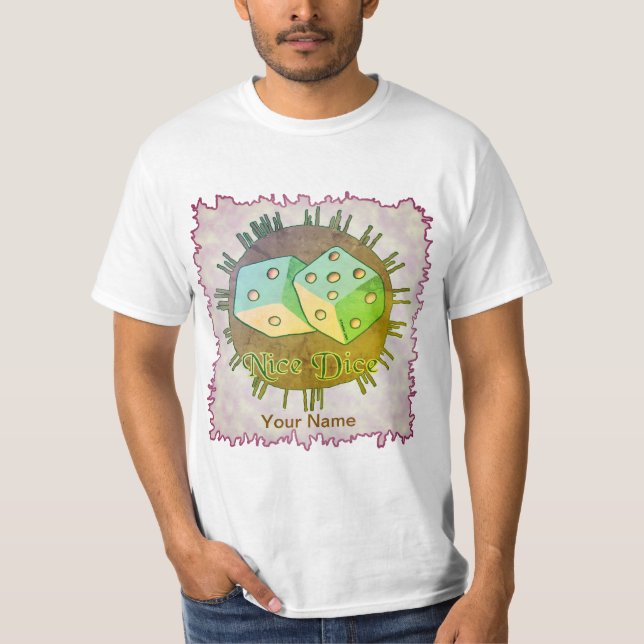 Schöne Würfel T-Shirt (Vorderseite)