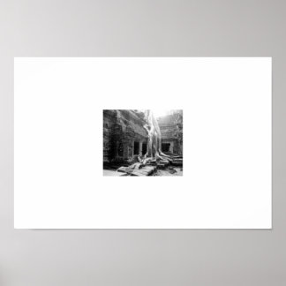 Schöne Wurzeln - Angkor Wats - Kambodscha Poster