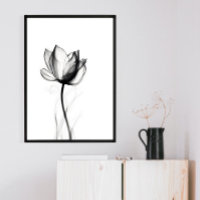 Schöne Xray Tulip Art Print