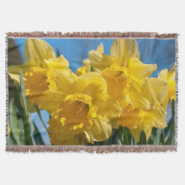 Schöne Yellow Daffodien Decke