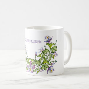 Schöne, zarte Blume Kaffeetasse