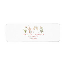 Schöne zarte blumenrosa mädchenhafte Hochzeit