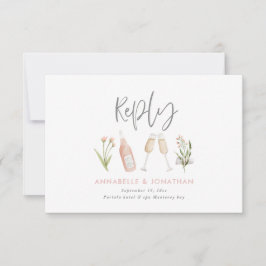 Schöne zarte floralrosa mädchenhafte Antwort