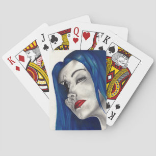 Schöne zerbrochene Fantasy Horror Gotische Kunst Spielkarten