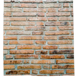 Schöne Ziegelwand Altes Klassikerhaus, Architektur Duschvorhang