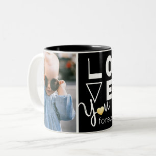 Schöne Zwei-Foto-Liebe Sie Tasse