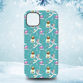 Schönen Eulen zum Wintertag Case-Mate iPhone 14 Plus Hülle