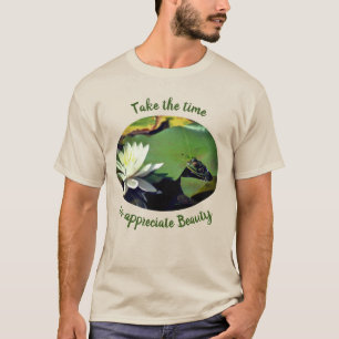 Schönen Frosch schätzen Inspirationswörter T-Shirt