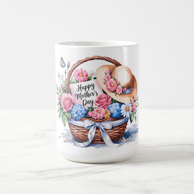 Schönen glücklichen Muttertag Mutter Kaffeetasse (Mittel)