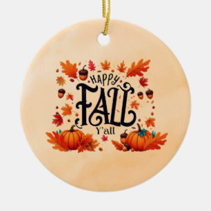 Schönen Herbst euch allen, Klassiker Keramik Ornament