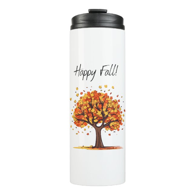 Schönen Herbst! Thermosbecher (Vorderseite)