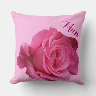 Schönen Muttertag hübsche rosa Rose floral vintage Kissen