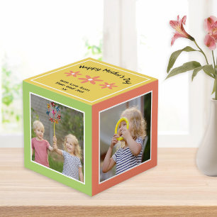 Schönen Muttertag Personalisiert Hübsch Multi Foto Würfel