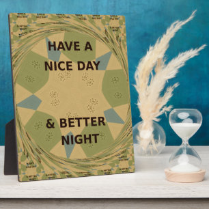 Schönen Tag & Bessere Nacht Kunstprint Fotoplatte