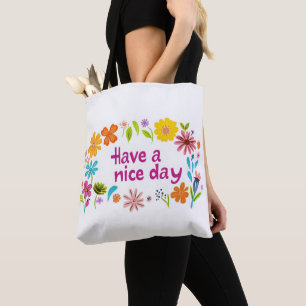 Schönen Tag Bunte Blumen Cute