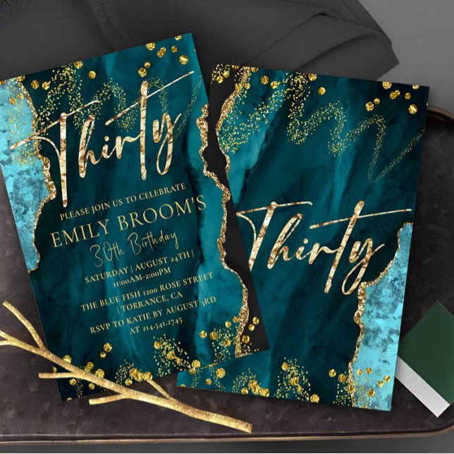 Schöner 30. Geburtstag Einladung (Von Creator hochgeladen)