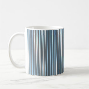 Schöner, abstrakter, blauer Hintergrund mit l Kaffeetasse