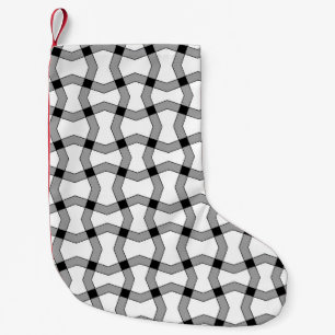 Schöner abstrakter Zierhintergrund, schwarz, g Kleiner Weihnachtsstrumpf