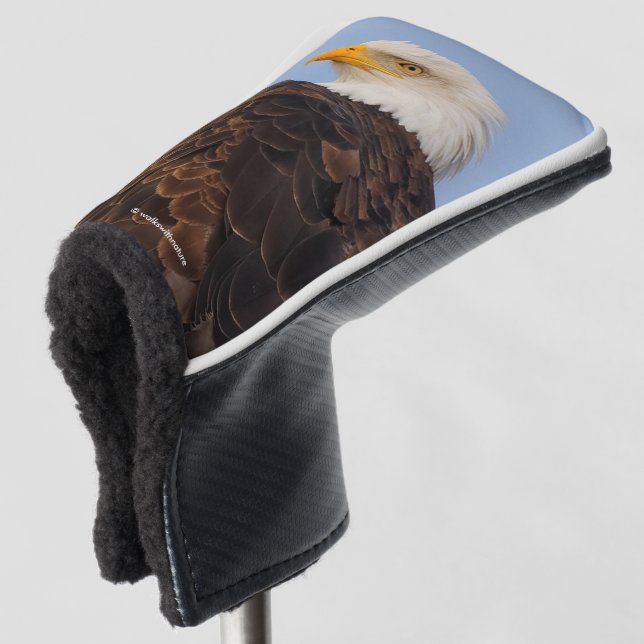 Schöner Adler im Baum Golf Headcover (3/4 Vorderseite)
