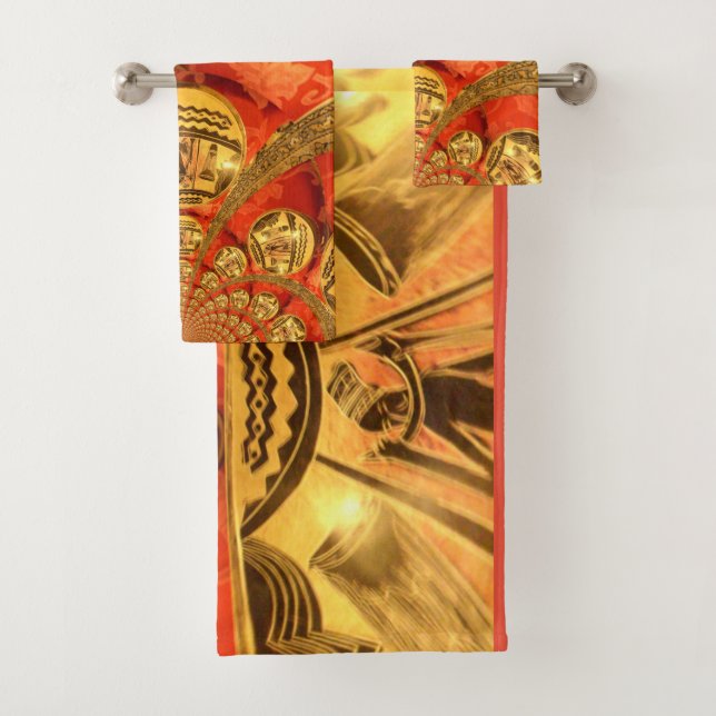 Schöner Afrikaner Badhandtuch Set (Insitu)