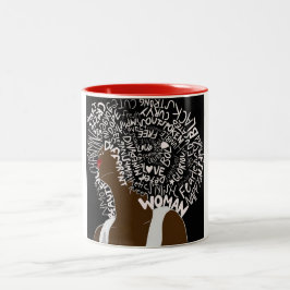 Schöner Afro Zweifarbige Tasse
