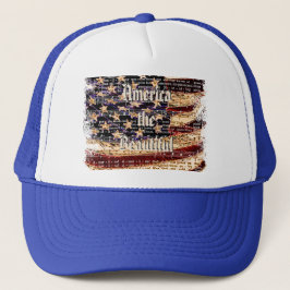 Schöner Amerika-WMB Patriotic Hat Truckerkappe