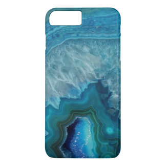 Schöner aquamariner blauer Achat-Stein Case-Mate iPhone Hülle