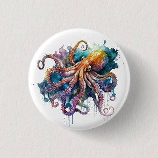 Schöner Aquareller Button