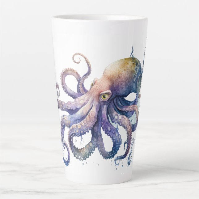 Schöner Aquareller Milchtasse (Vorderseite)