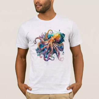 Schöner Aquareller T-Shirt