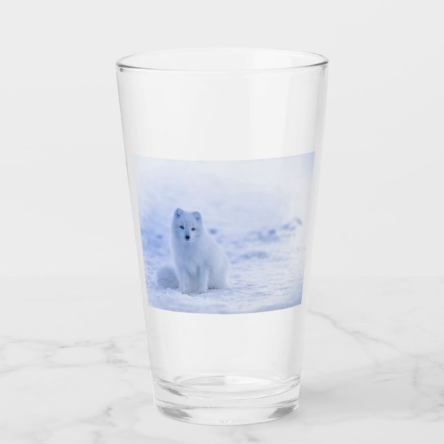 Schöner arktischer Fox Glas (Vorderseite)