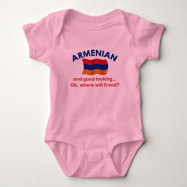 Schöner armenischer Säuglings-Strampler Baby Strampler (Vorderseite)