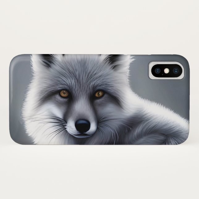 Schöner Artischer Fox Case-Mate iPhone Hülle (Rückseite (Horizontal))