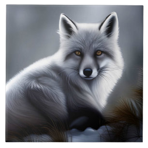 Schöner Artischer Fox Fliese