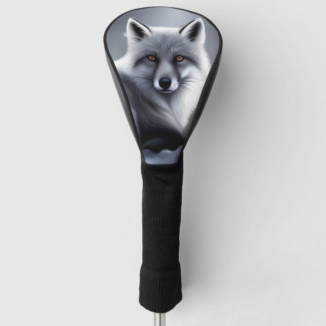 Schöner Artischer Fox Golf Headcover (Vorderseite)