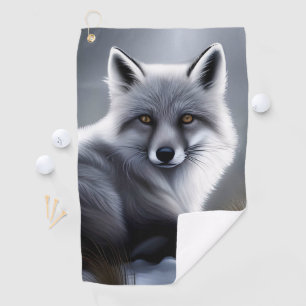Schöner Artischer Fox Golfhandtuch