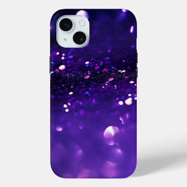 Schöner ästhetischer Lila Chic Case-Mate iPhone Hülle (Rückseite)