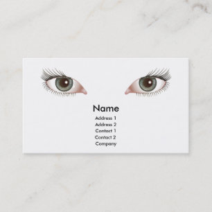 schöner Augen-Visitenkarteentwurf Visitenkarte
