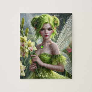 Schöner August Fairy in Gladioli Puzzle
