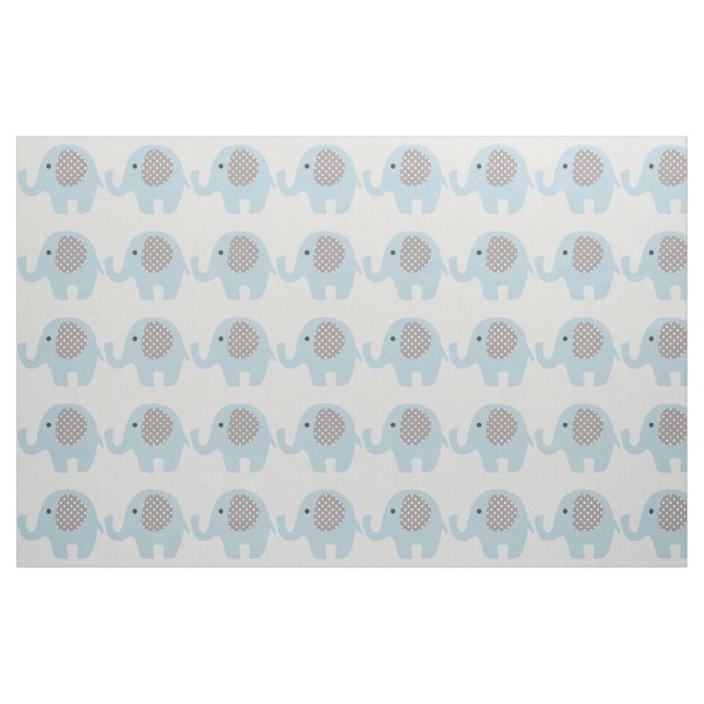 Schöner Baby-Blau-Elefant Stoff (Yard (91,4 cm))