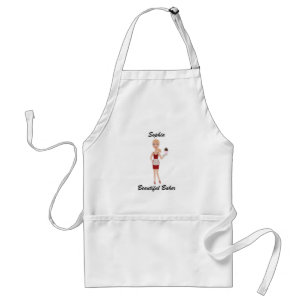 Schöner Bäcker-personalisierte Schürze-Blondine Schürze