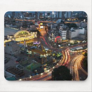 Schöner Bangkok Bahnhof bei Sunset Mousepad