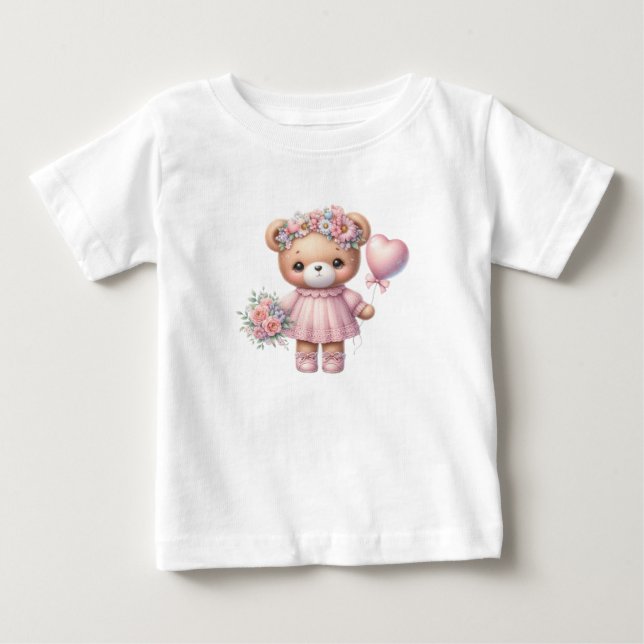 Schöner Bär Baby T-shirt (Vorderseite)