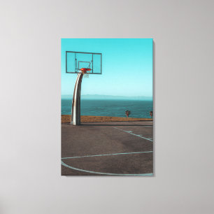 Schöner Basketball-Hoop Leinwanddruck
