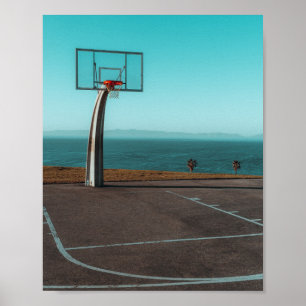 Schöner Basketball-Hoop Poster